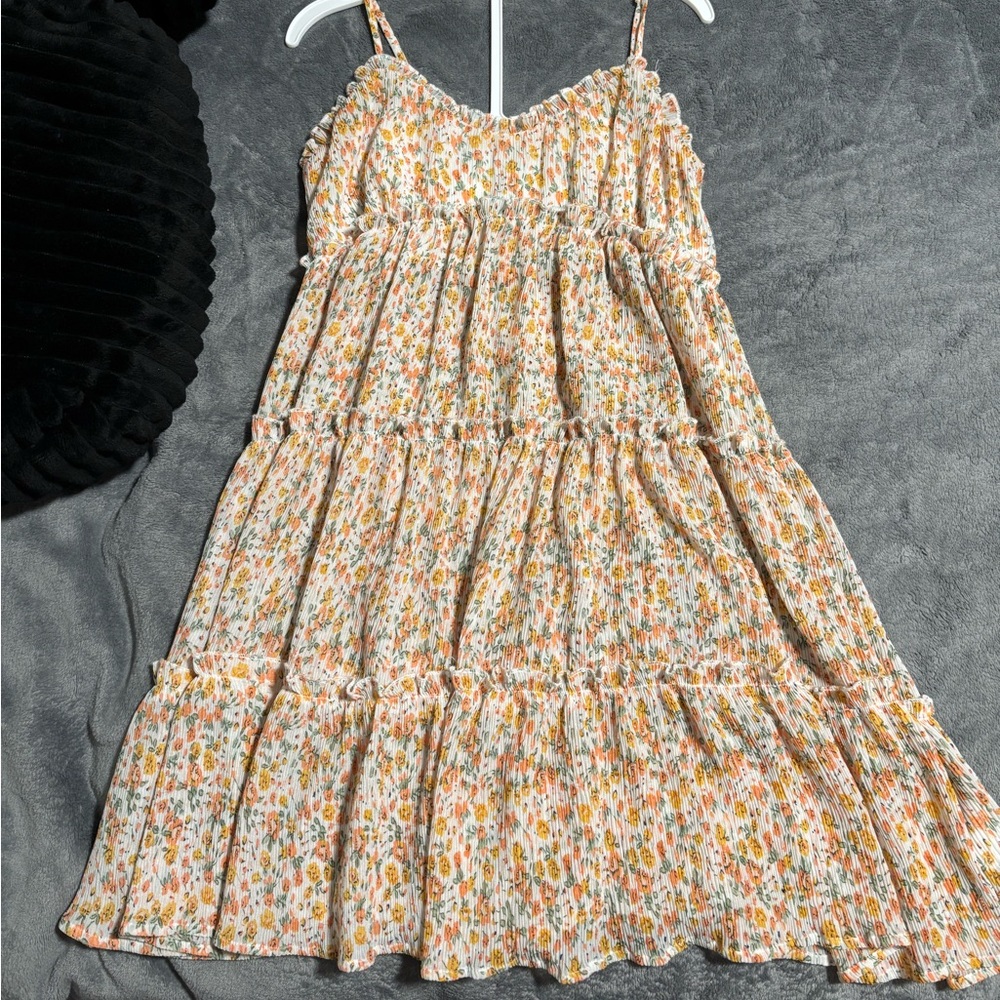 Floral Midi Dress - Multicolor